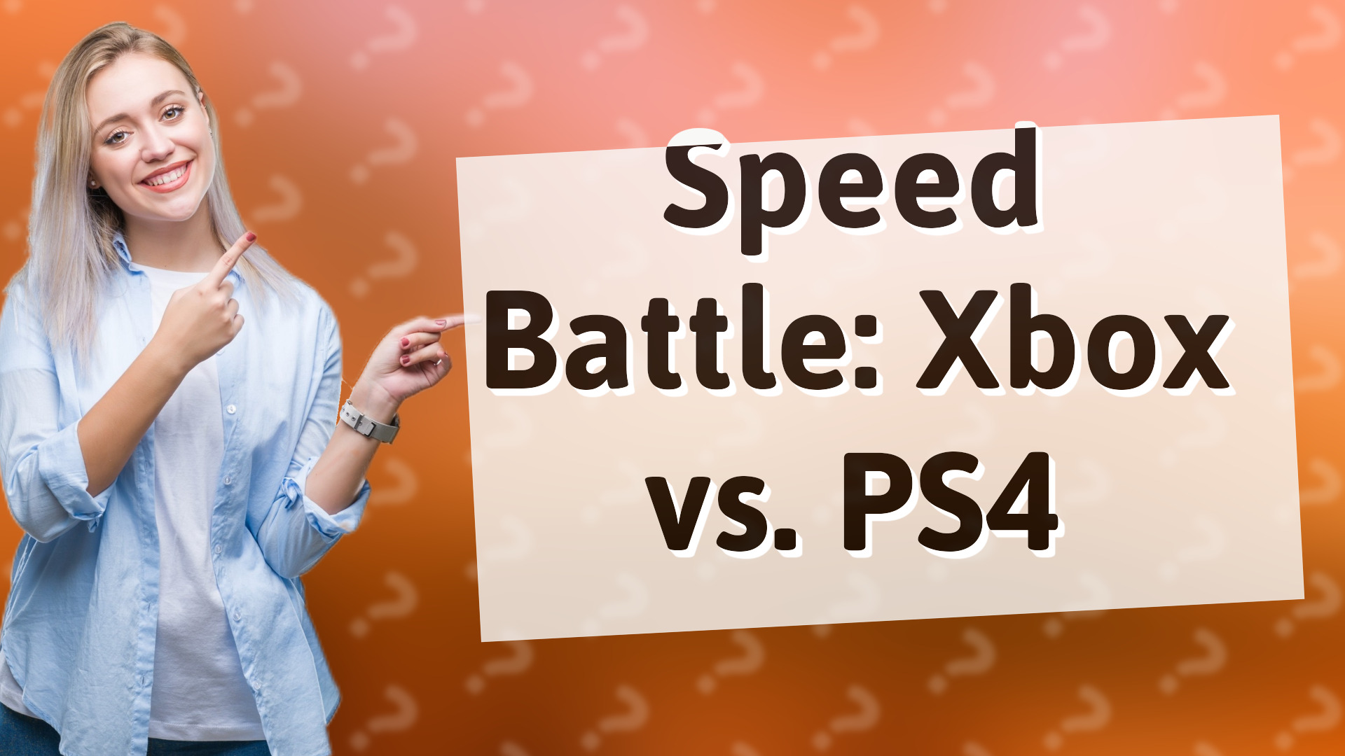 Speed Battle: Xbox vs. PS4