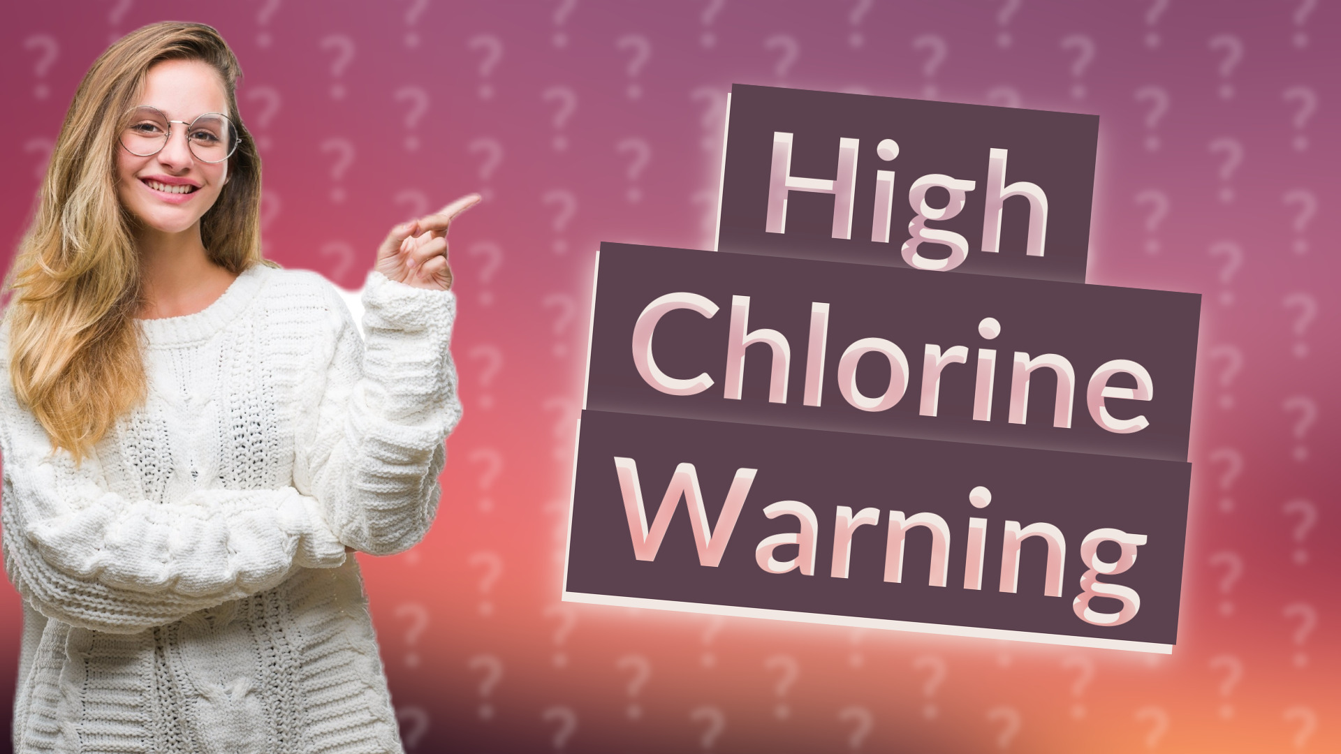 High Chlorine Warning