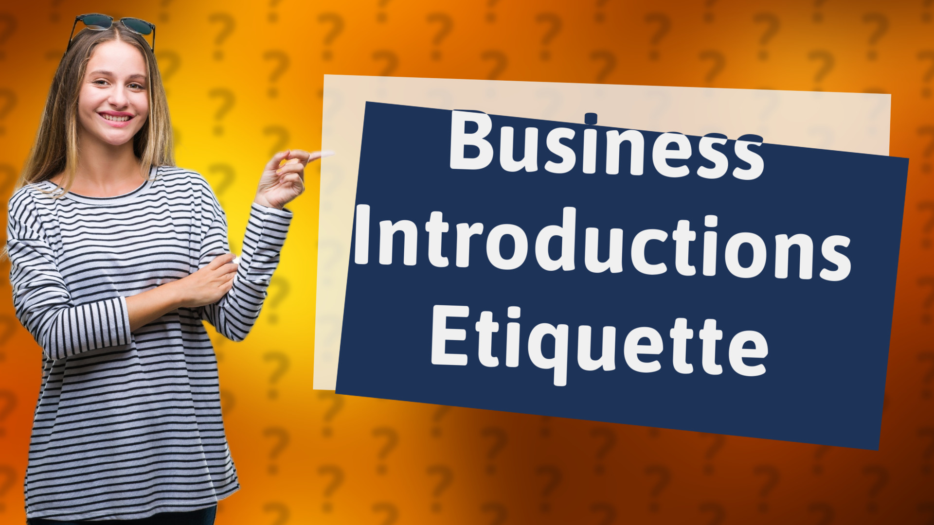 Business Introductions Etiquette