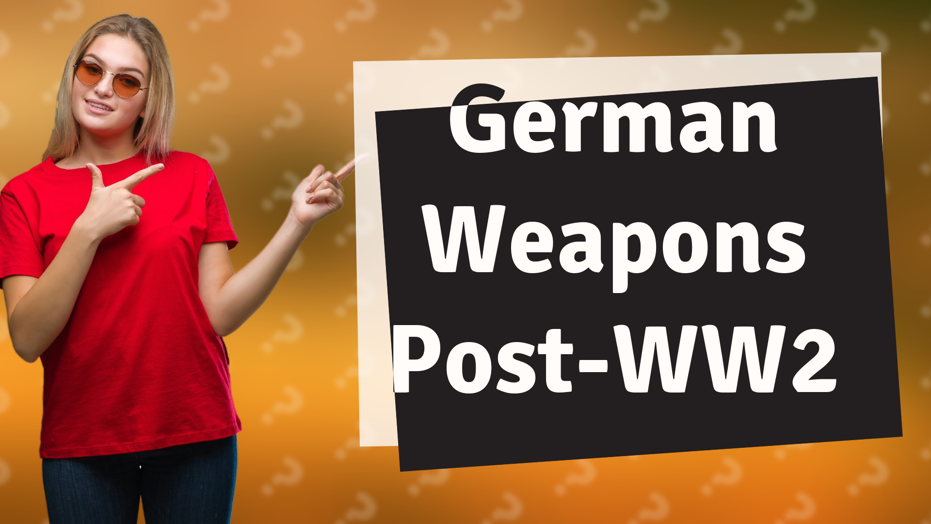 German Weapons Post-WW2