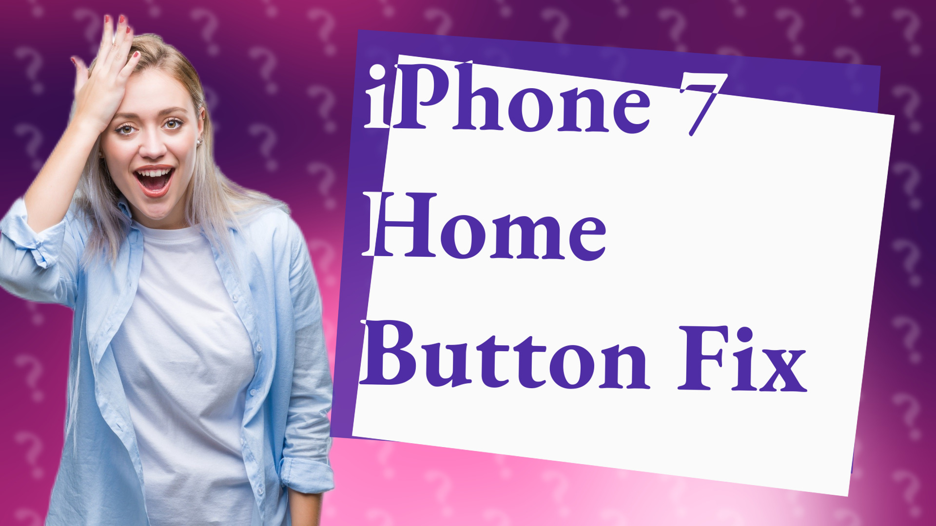iPhone 7 Home Button Fix