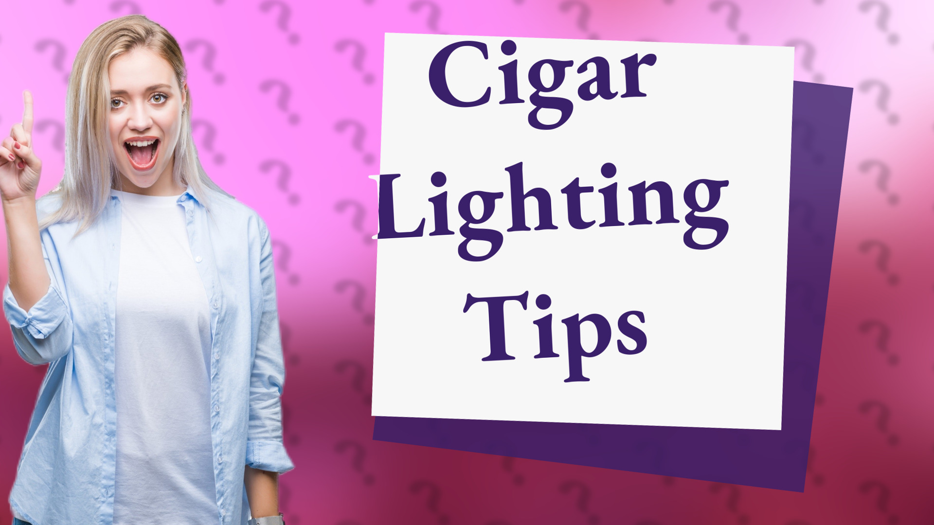Cigar Lighting Tips