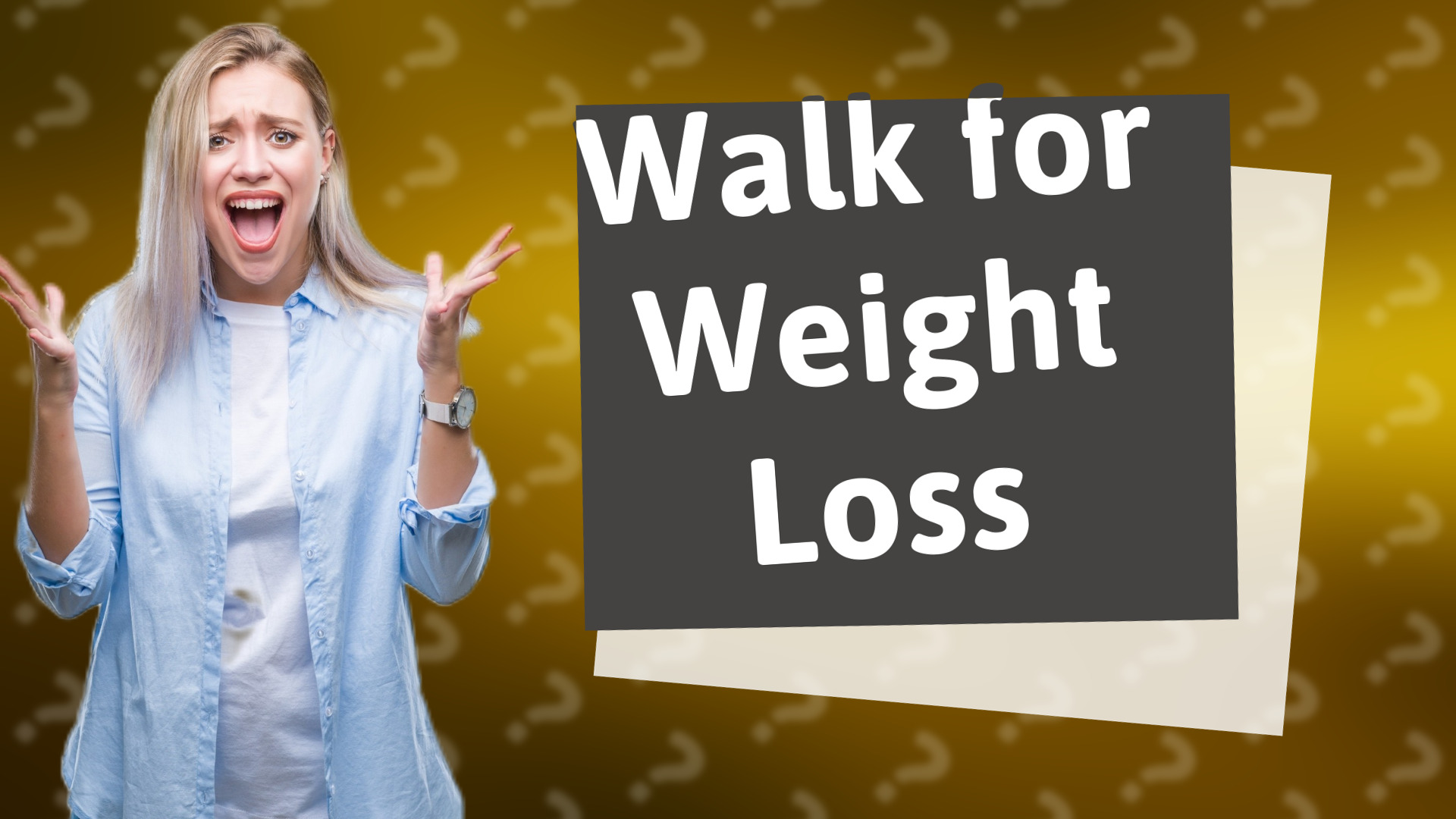 Walk for Weight Loss