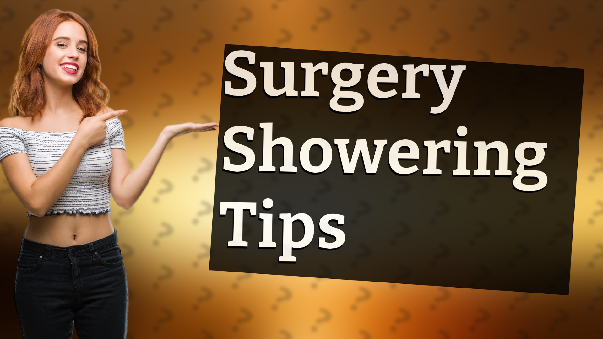 Surgery Showering Tips