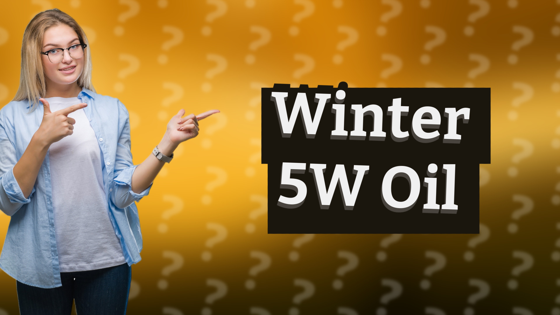 Winter 5W Oil