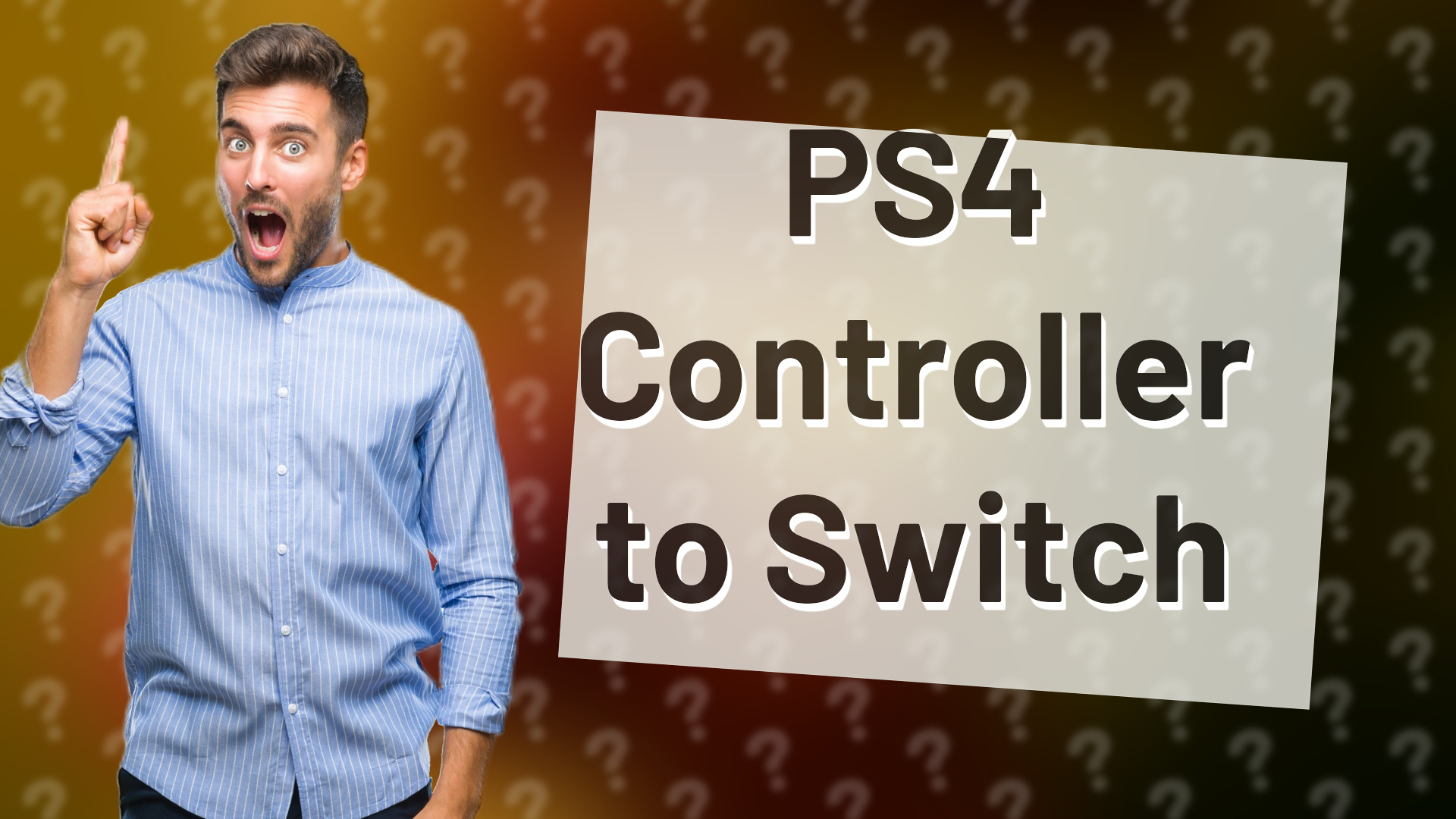 PS4 Controller to Switch