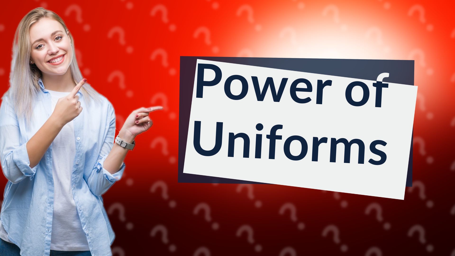 Power of Uniforms