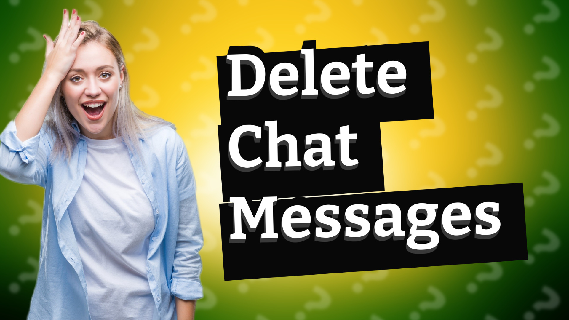Delete Chat Messages