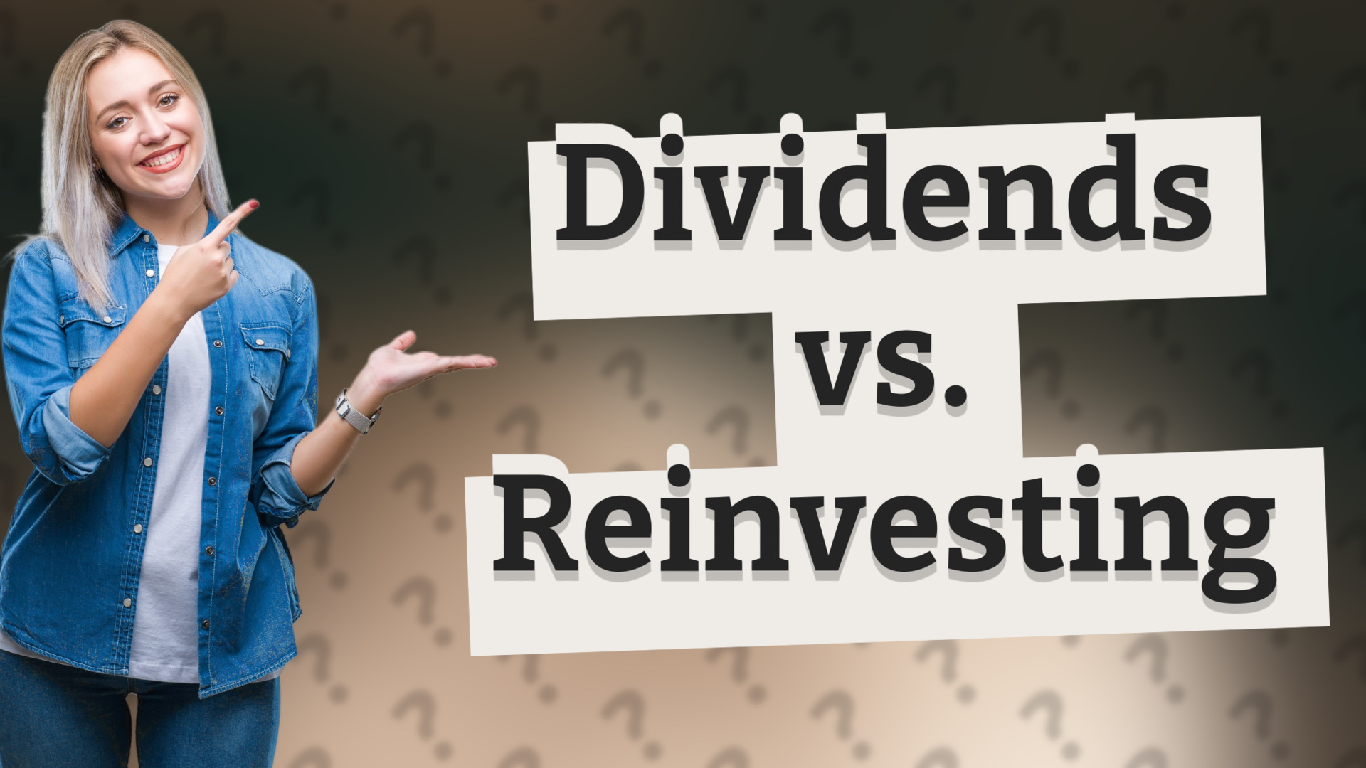 Dividends vs. Reinvesting