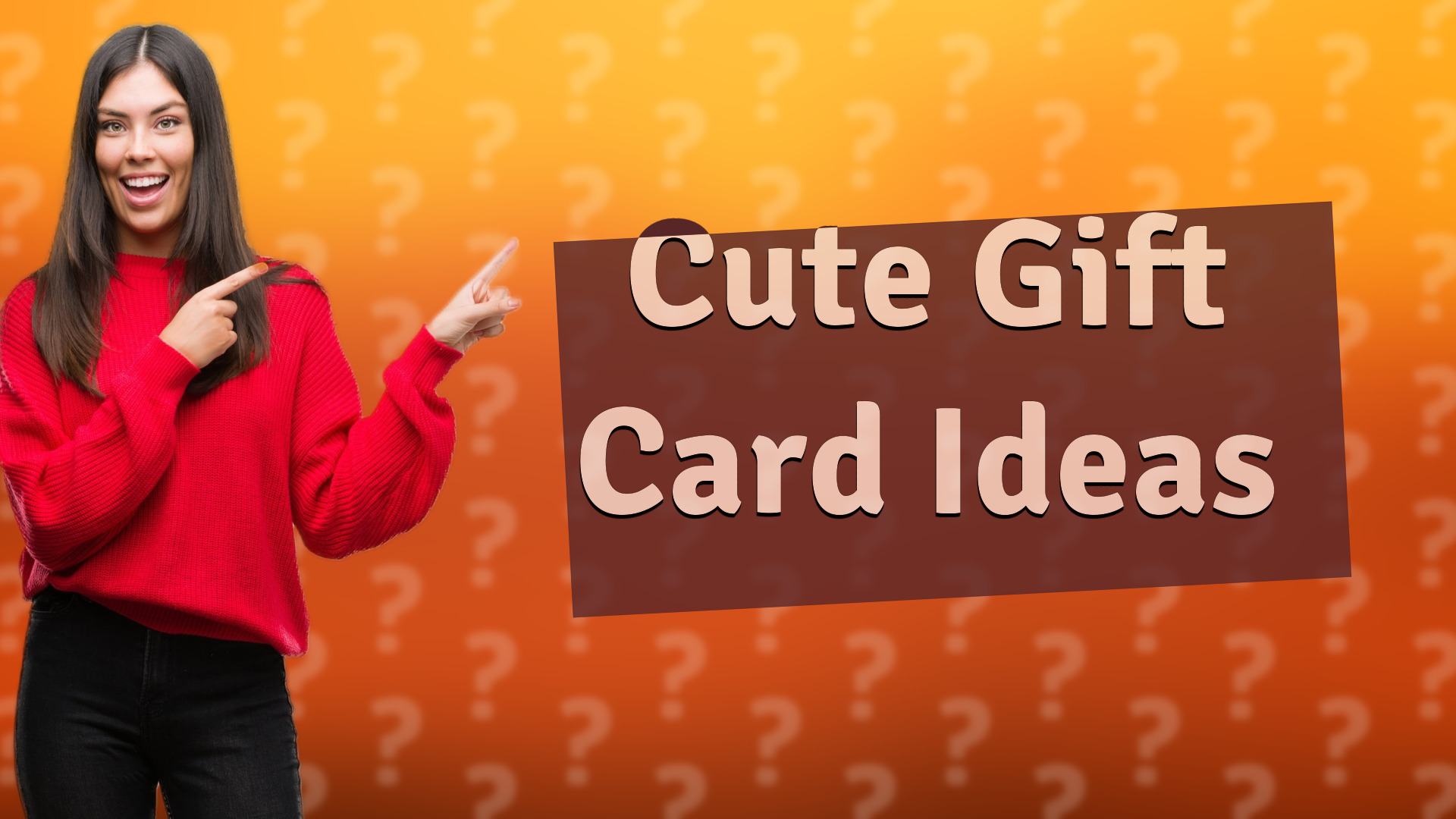 Cute Gift Card Ideas