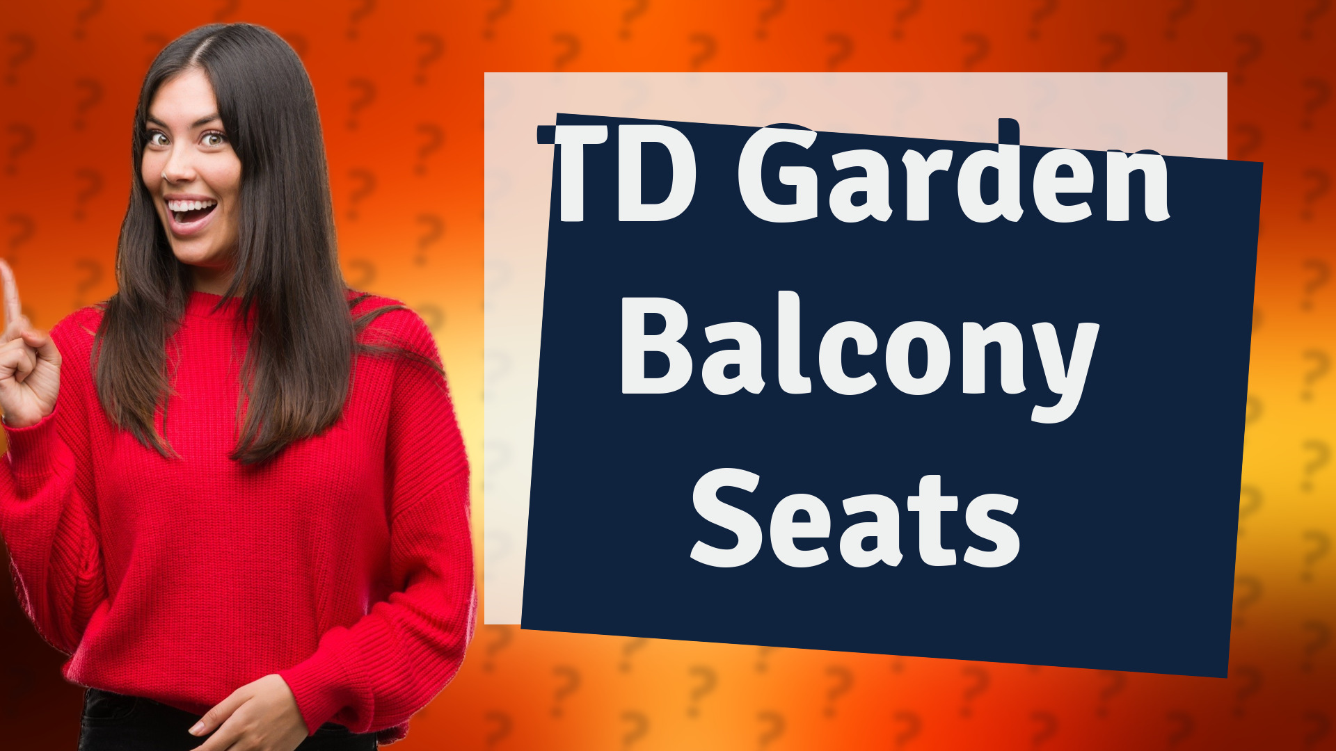 TD Garden Balcony Seats