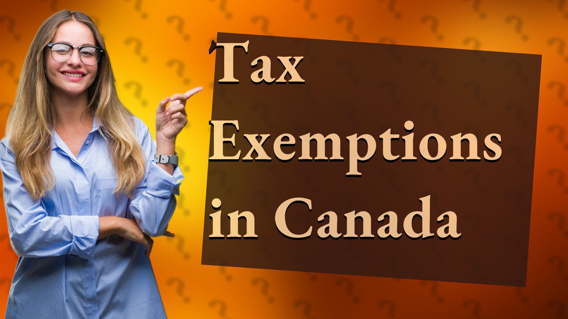Tax Exemptions in Canada