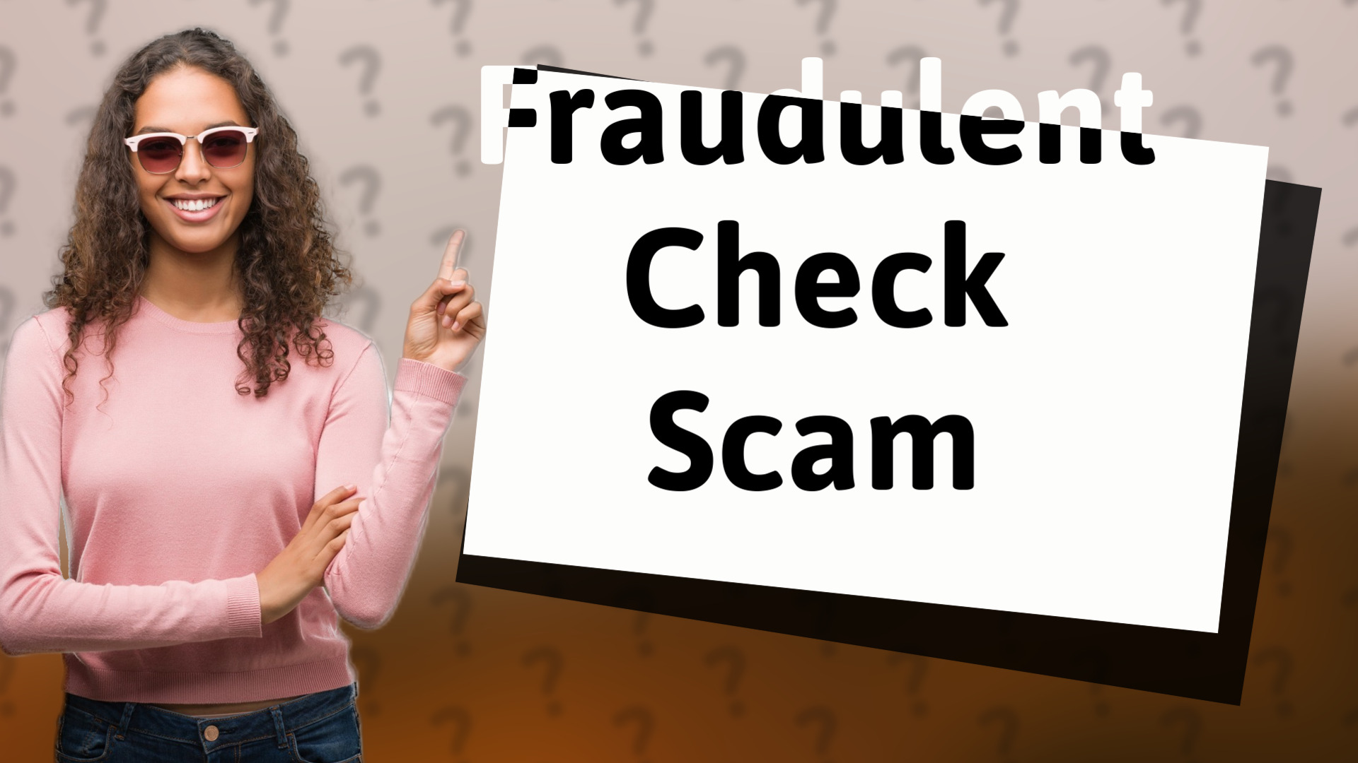 Fraudulent Check Scam