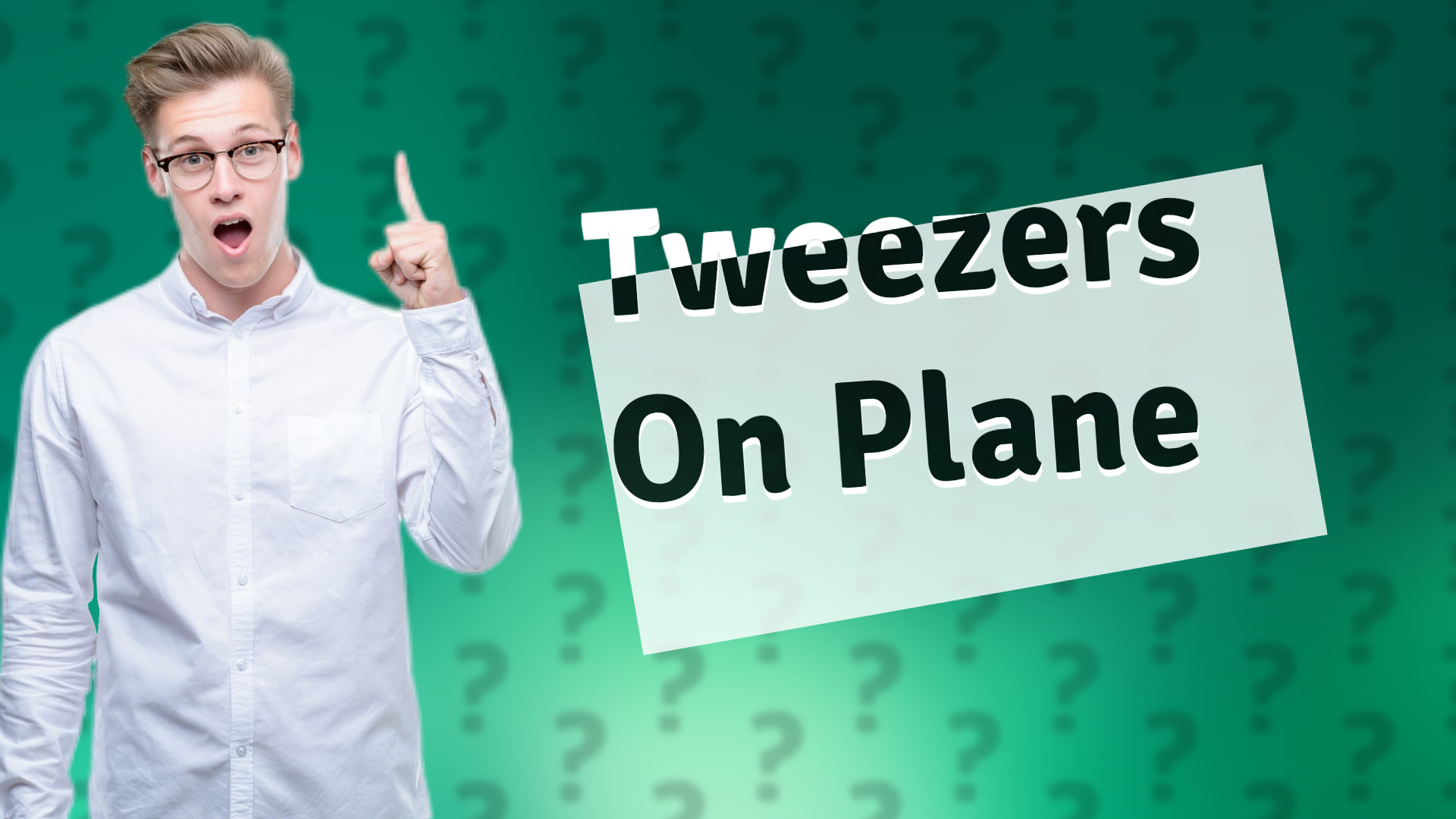Tweezers On Plane