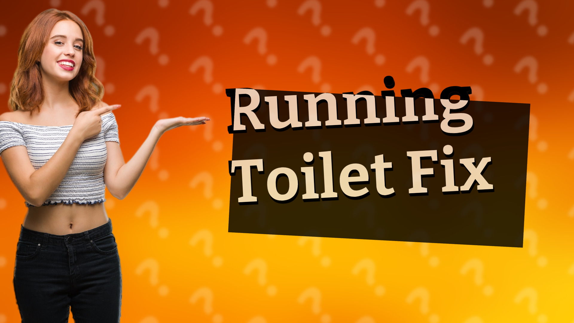 Running Toilet Fix