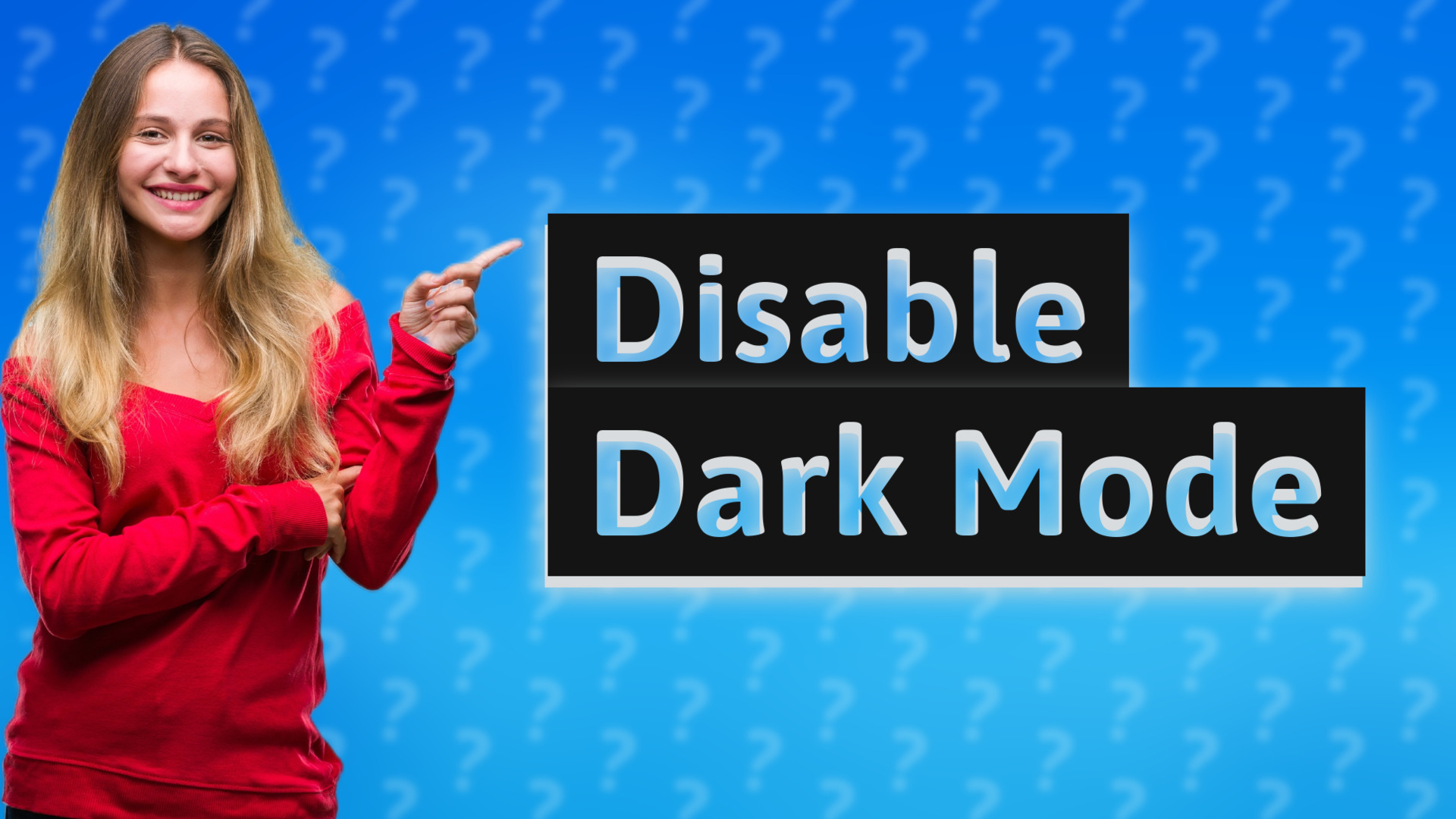 Disable Dark Mode