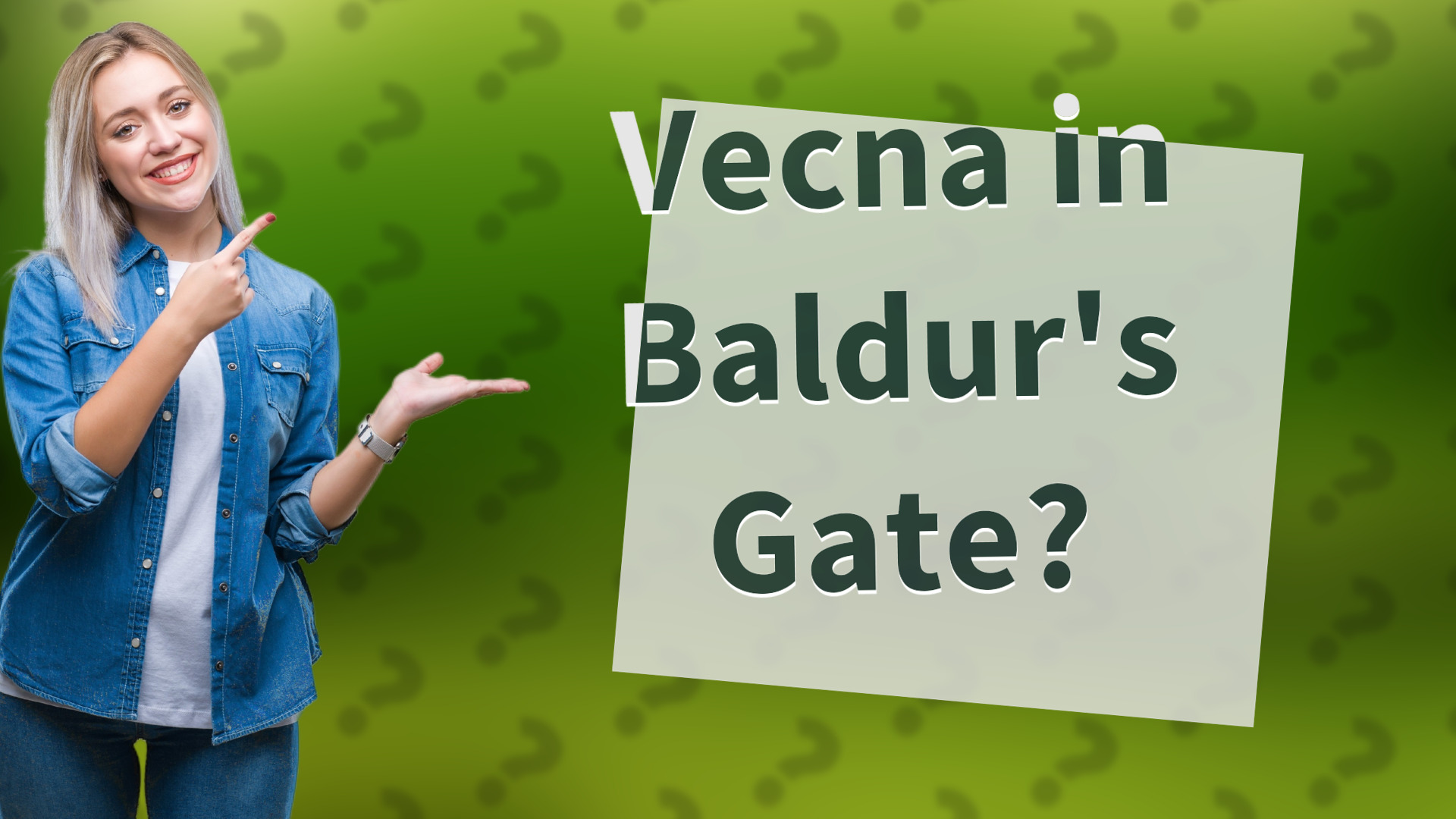 Vecna in Baldur's Gate?