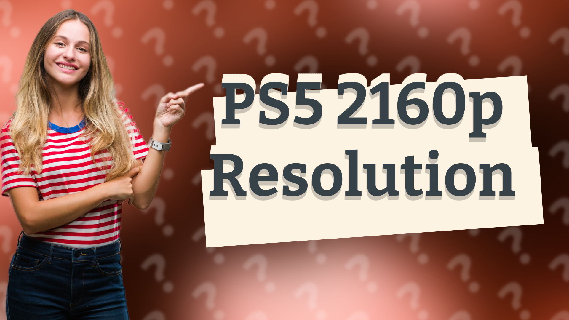 PS5 2160p Resolution