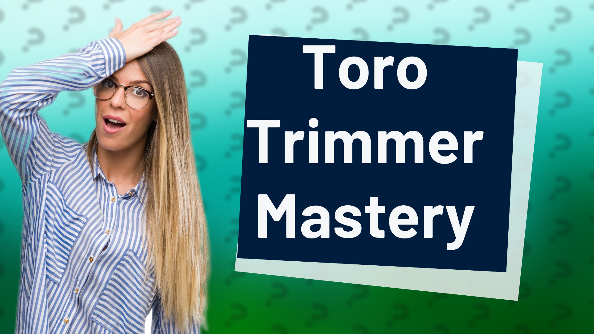 Toro Trimmer Mastery