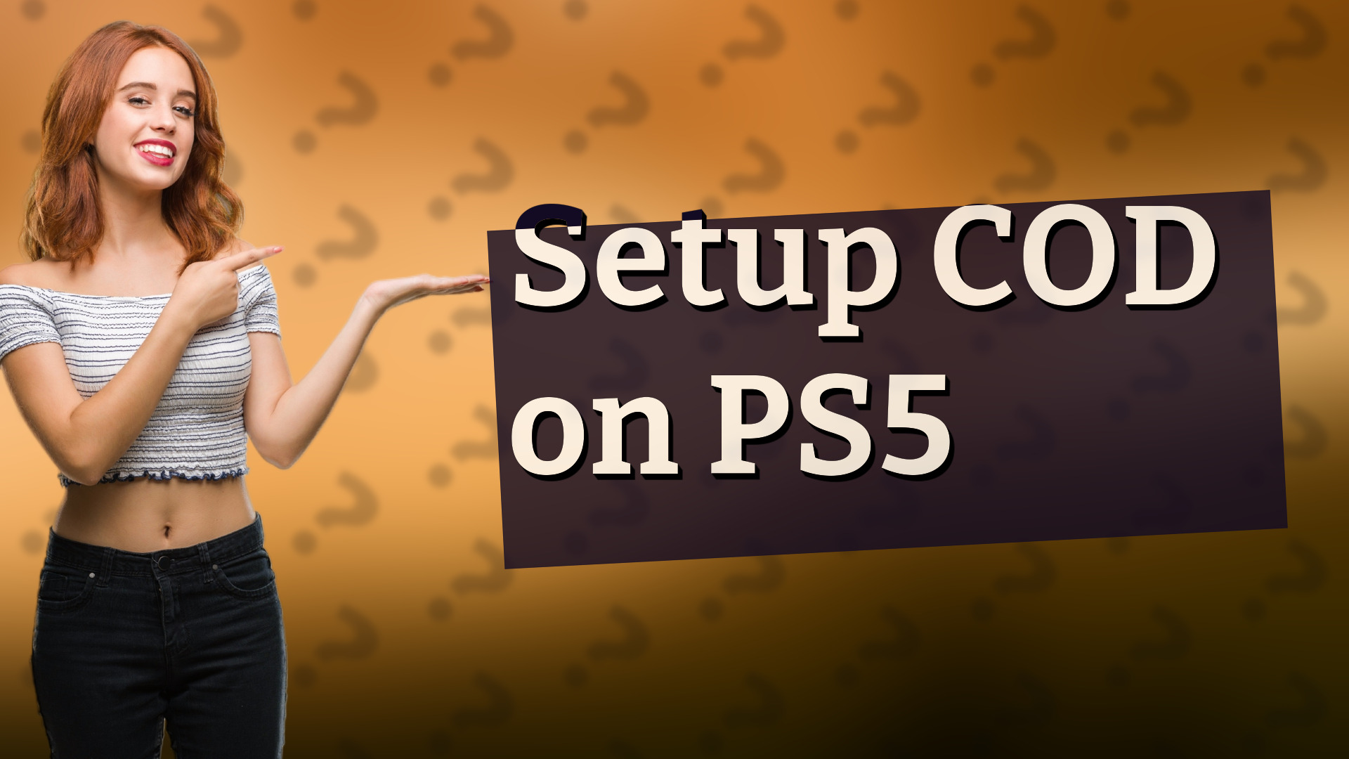 Setup COD on PS5