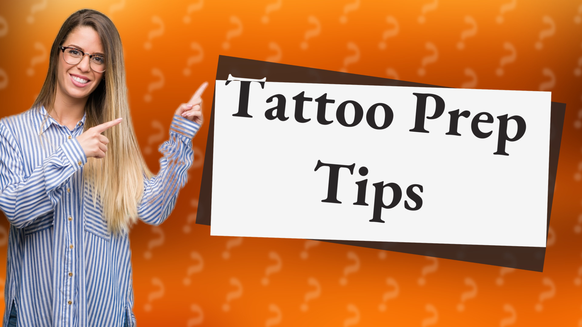 Tattoo Prep Tips