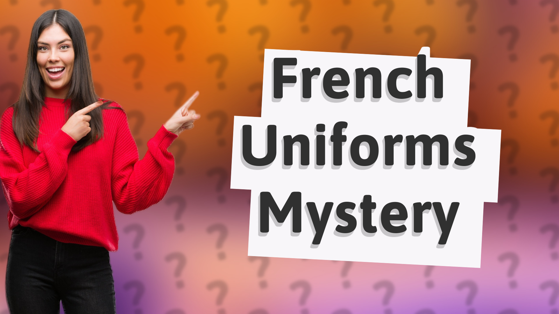 French Uniforms Mystery