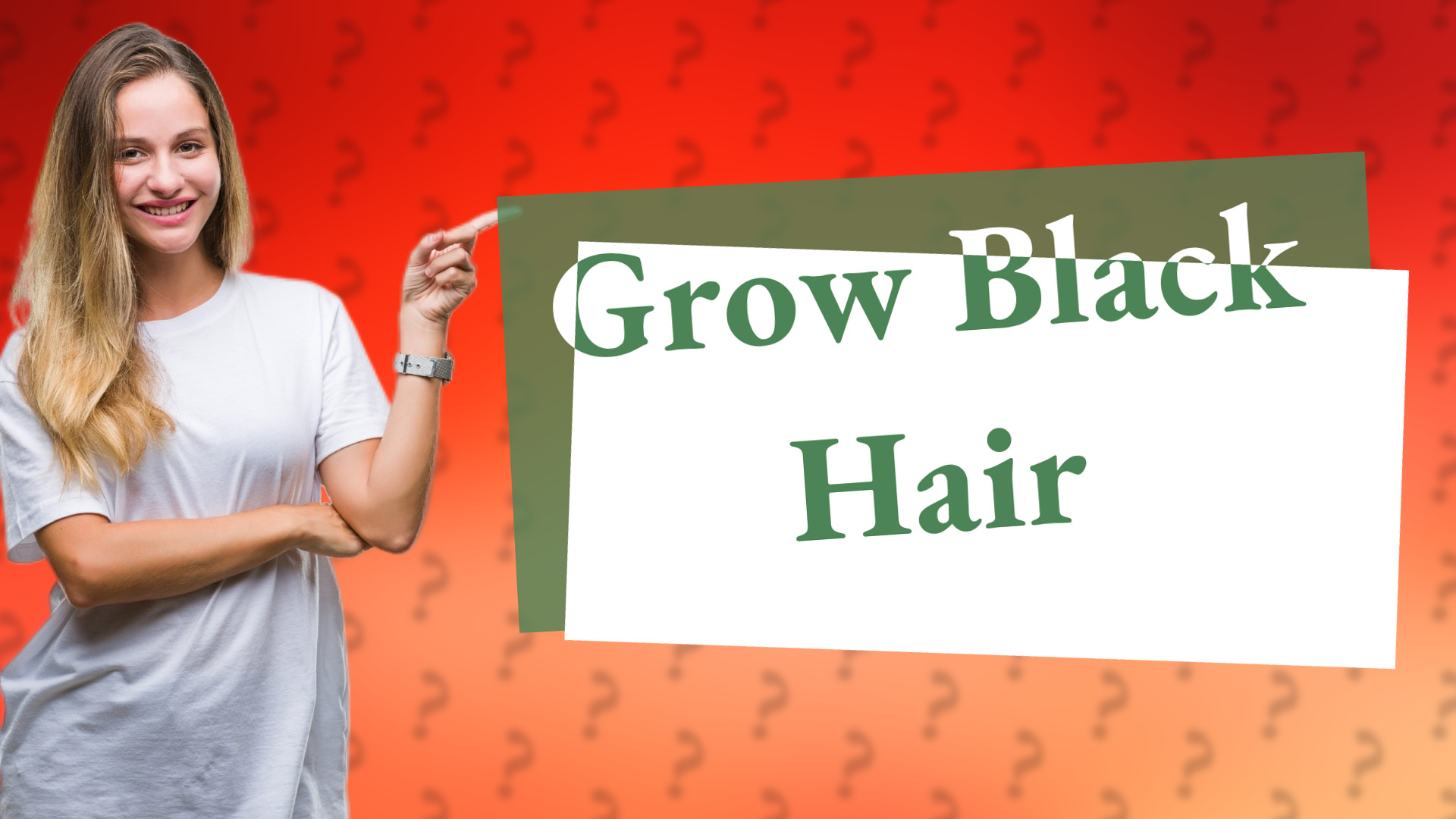 Grow Black Hair