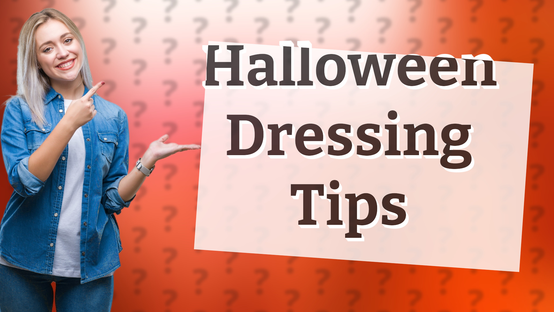 Halloween Dressing Tips