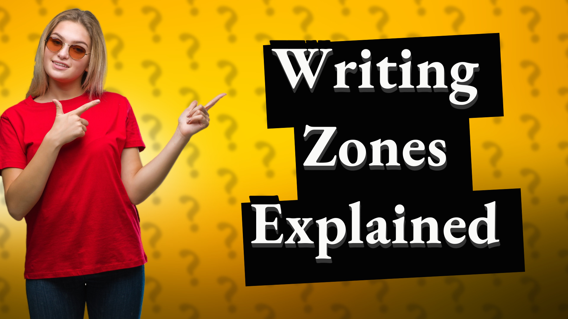 Writing Zones Explained