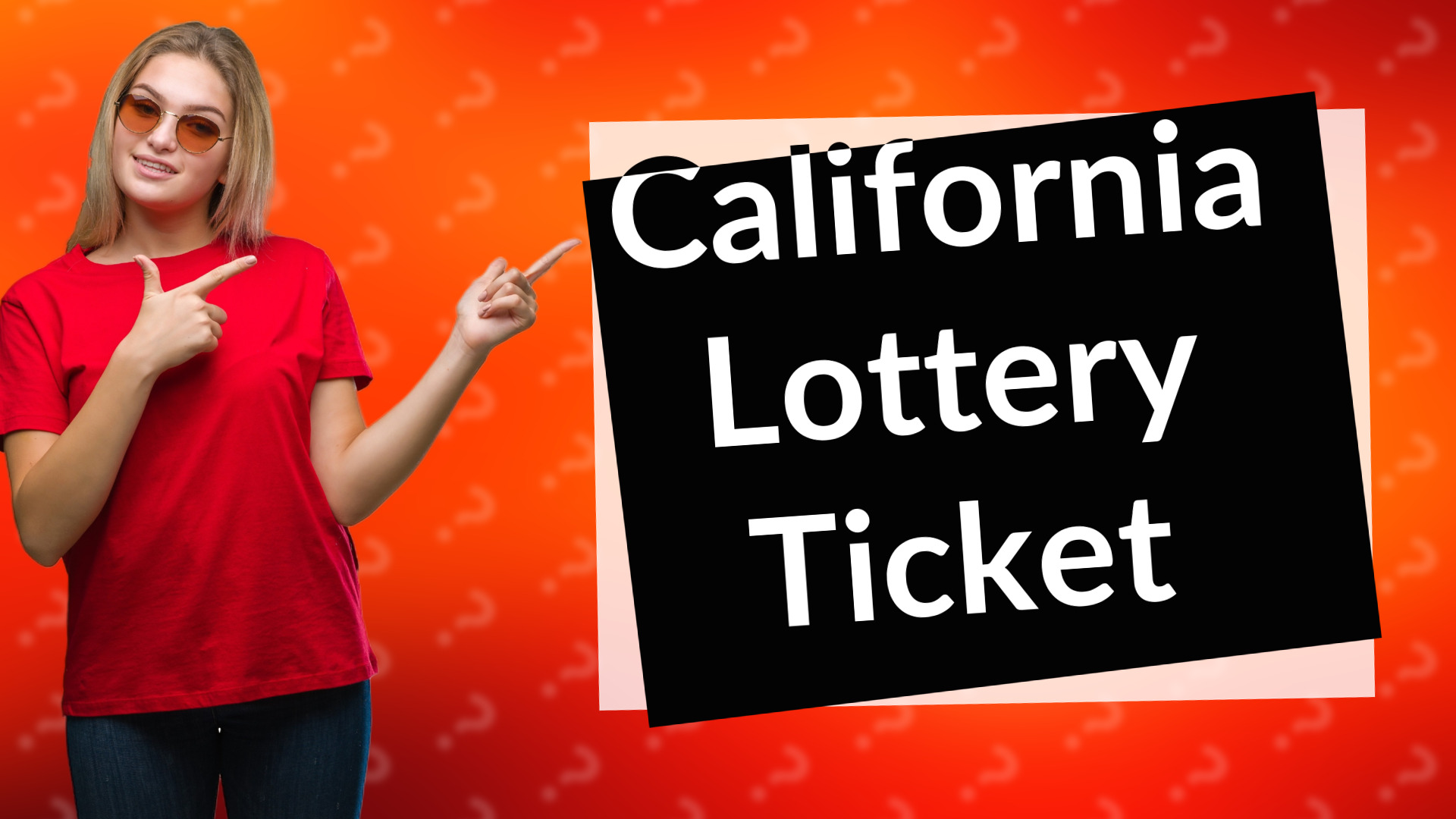 California Lottery Ticket