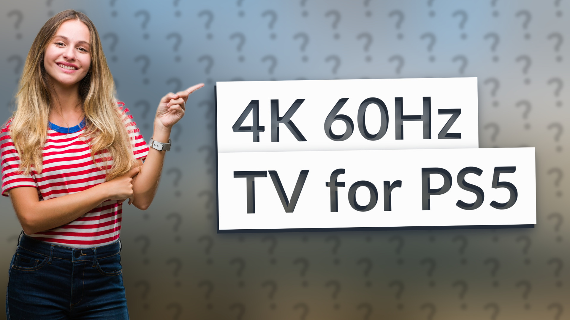 4K 60Hz TV for PS5