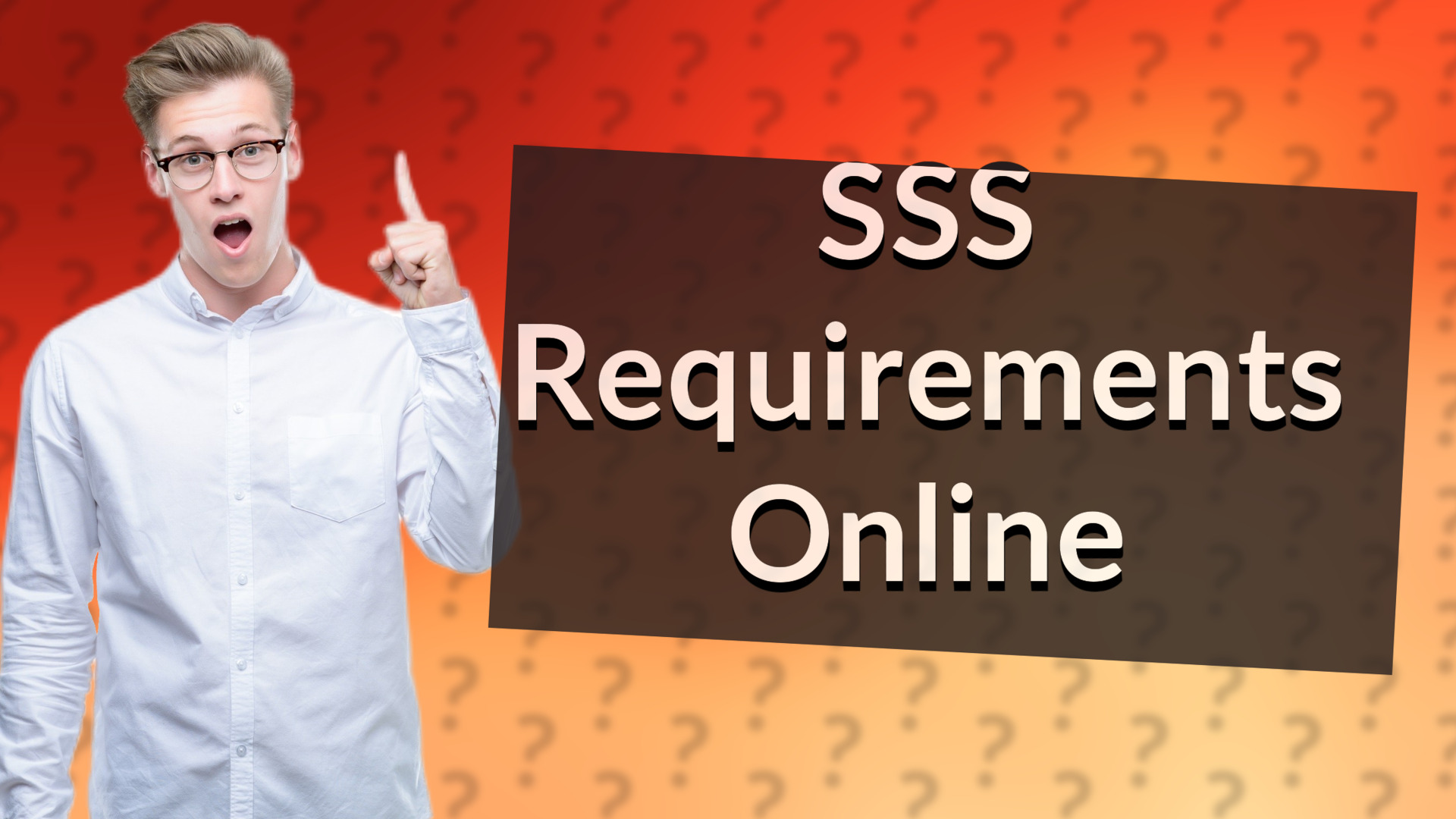 SSS Requirements Online