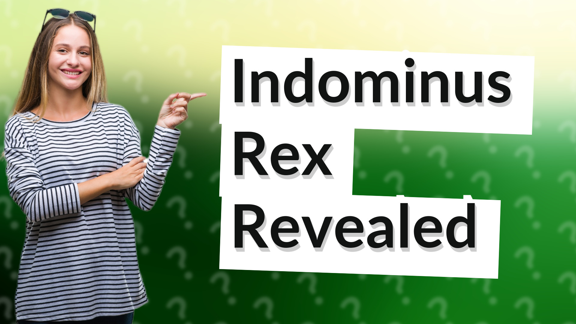Indominus Rex Revealed