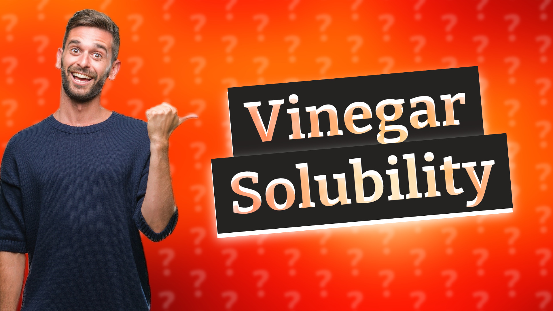 Vinegar Solubility