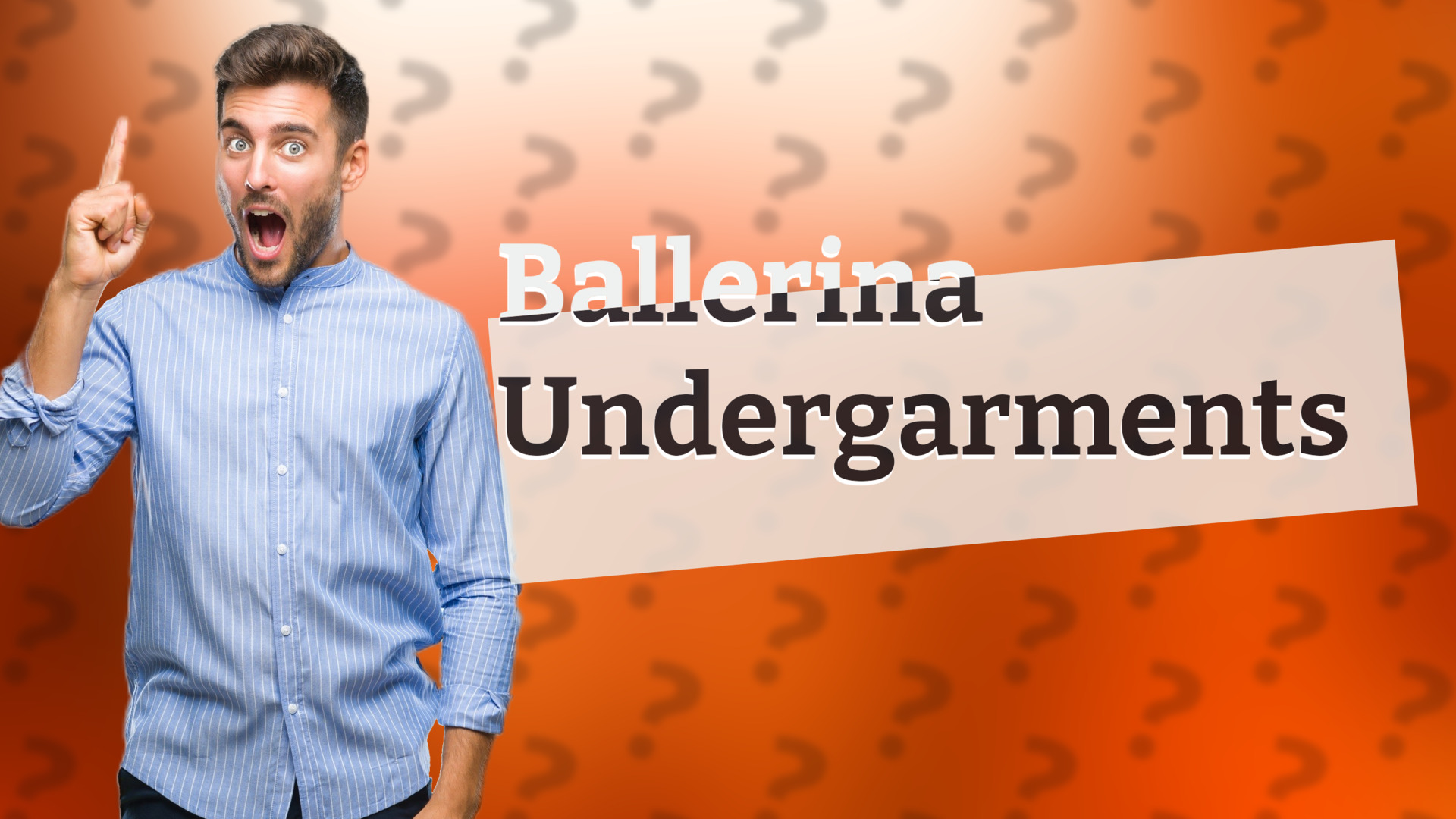 Ballerina Undergarments