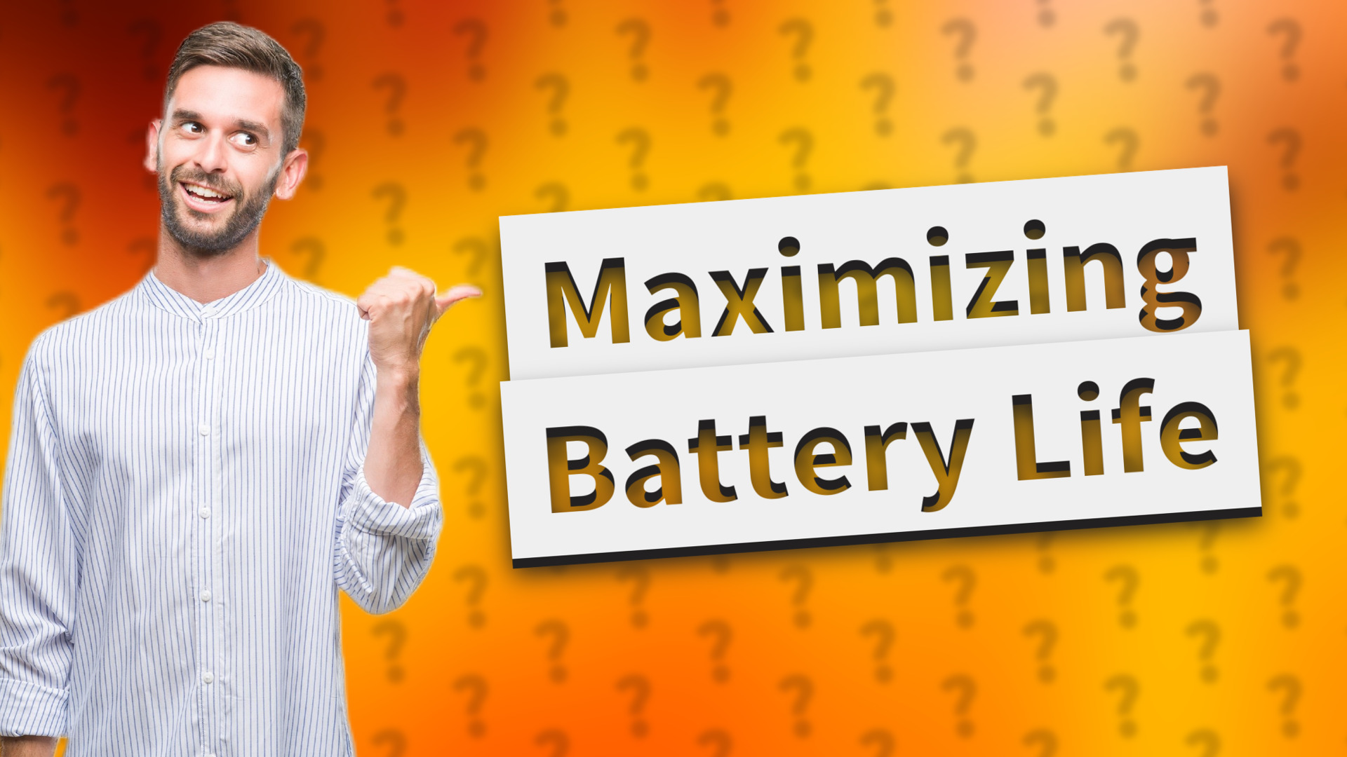 Maximizing Battery Life