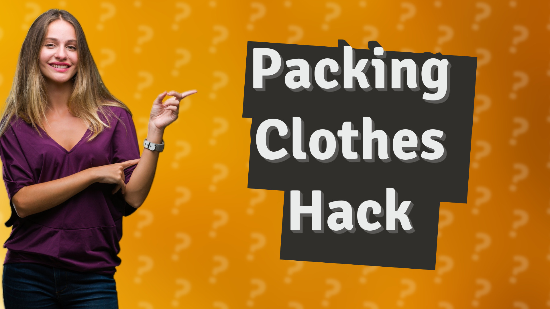 Packing Clothes Hack
