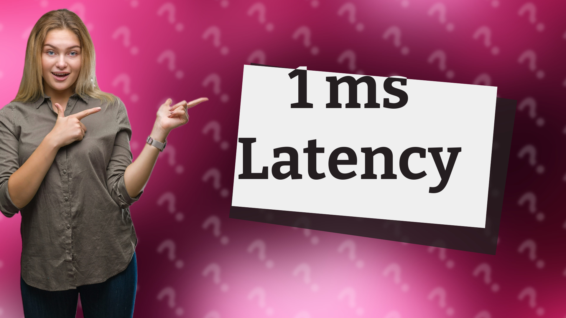 1 ms Latency
