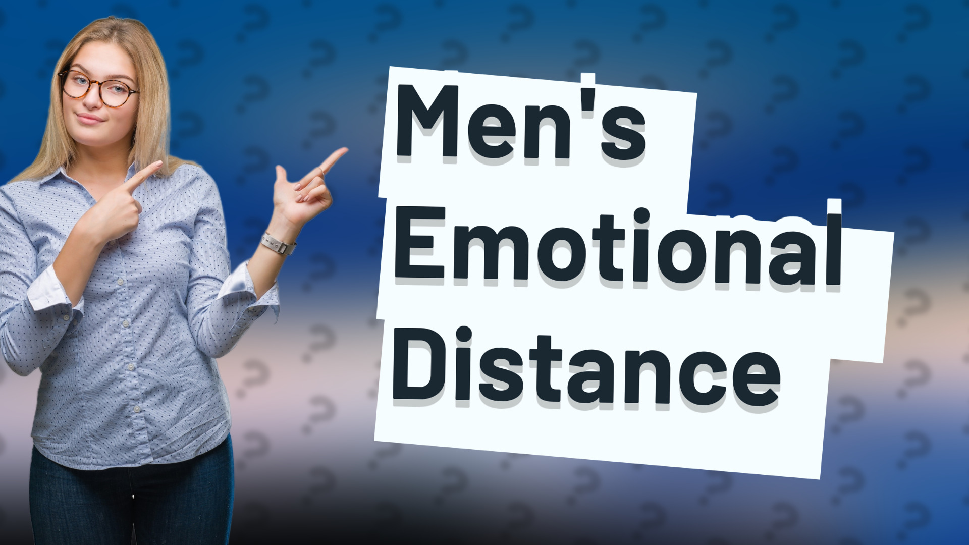 Men's Emotional Distance