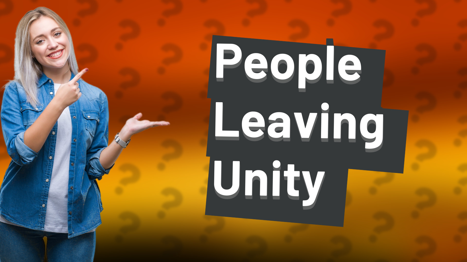 People Leaving Unity