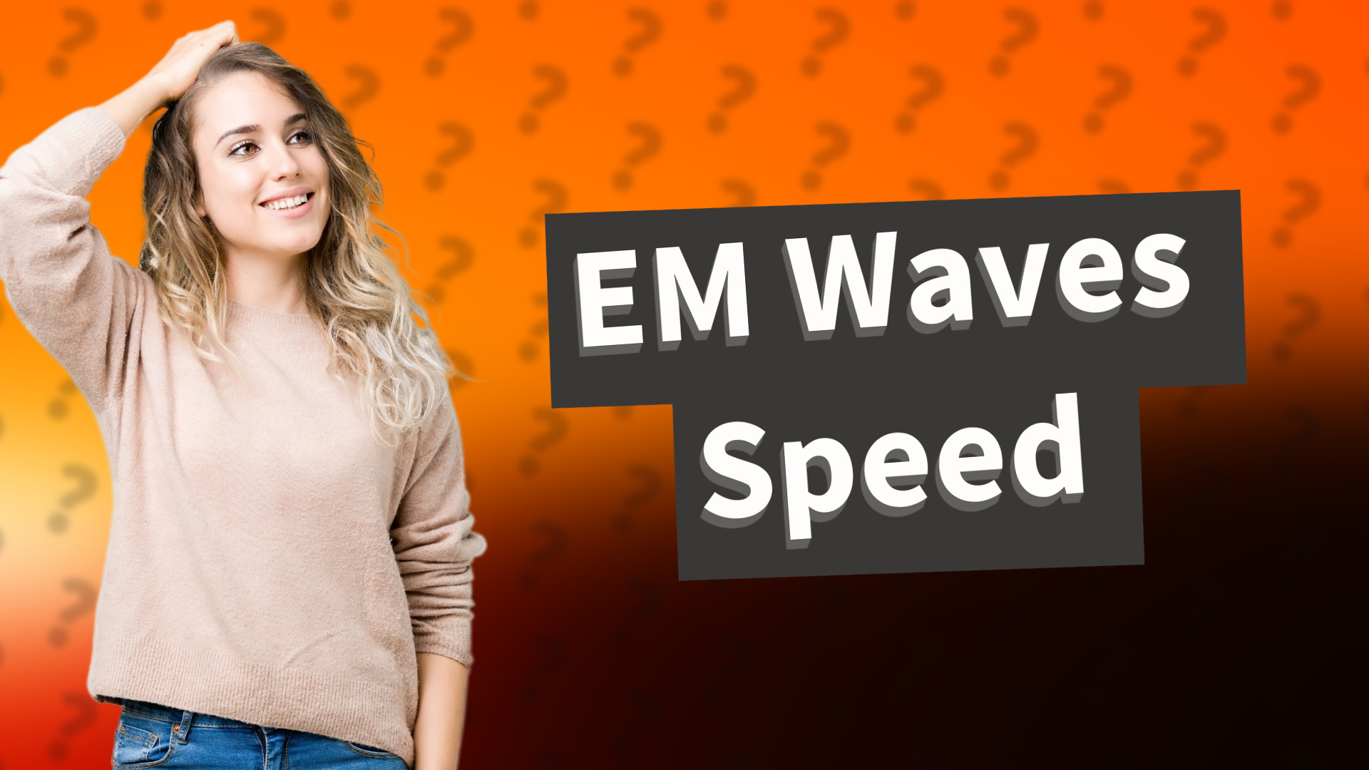 EM Waves Speed