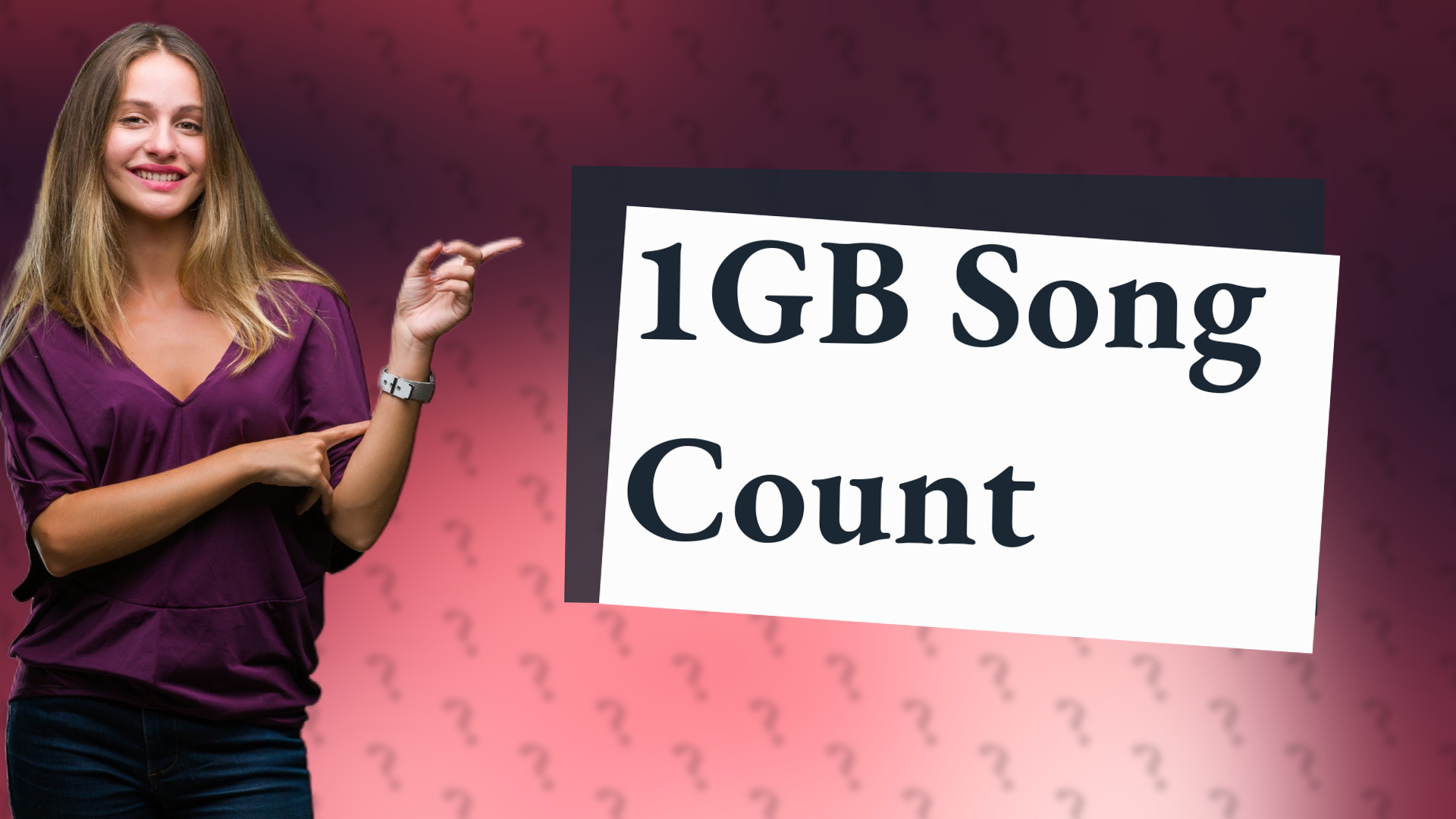1GB Song Count