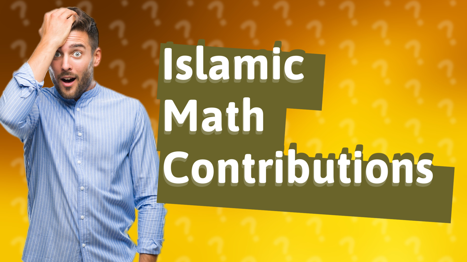 Islamic Math Contributions