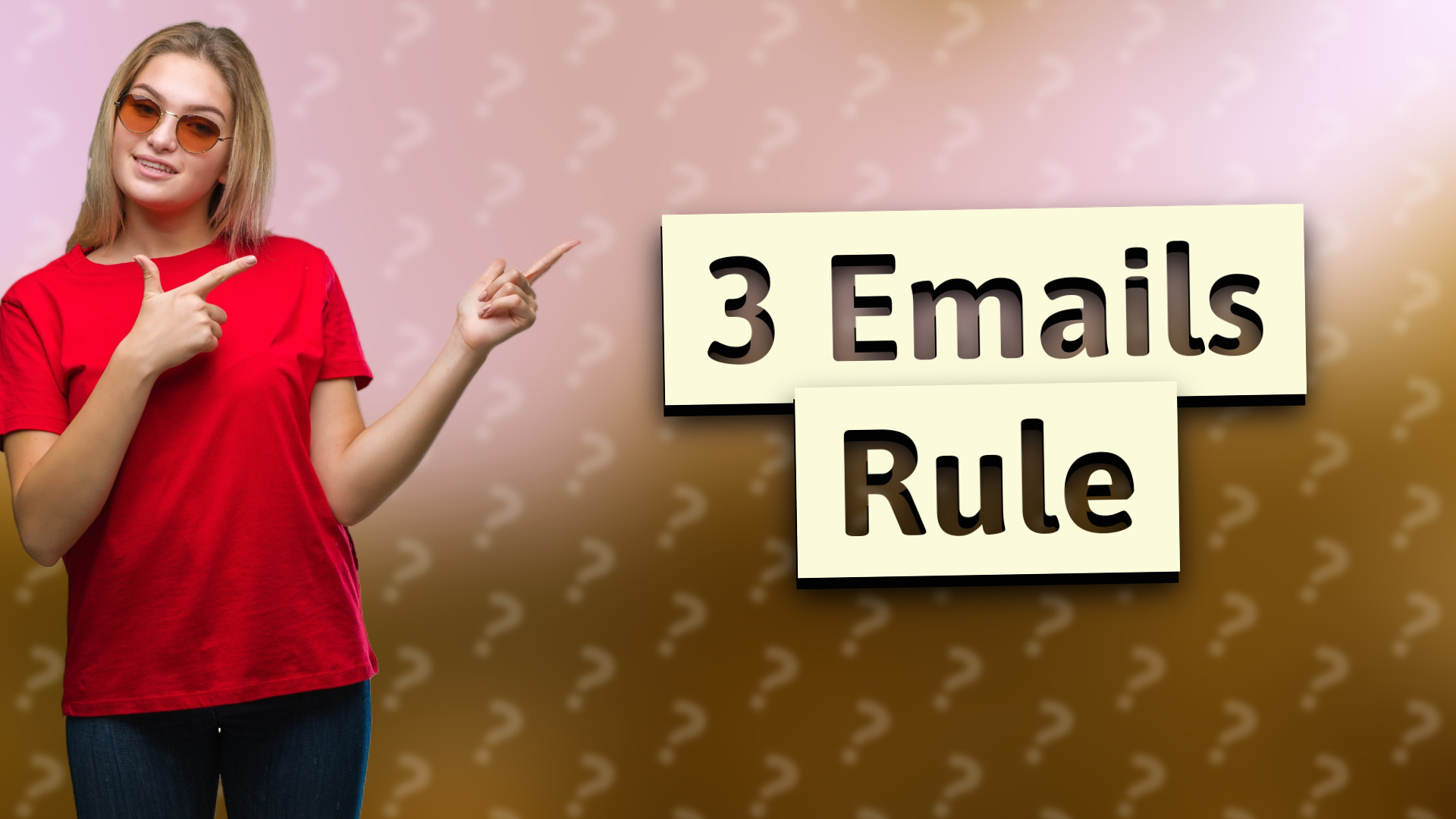 3 Emails Rule