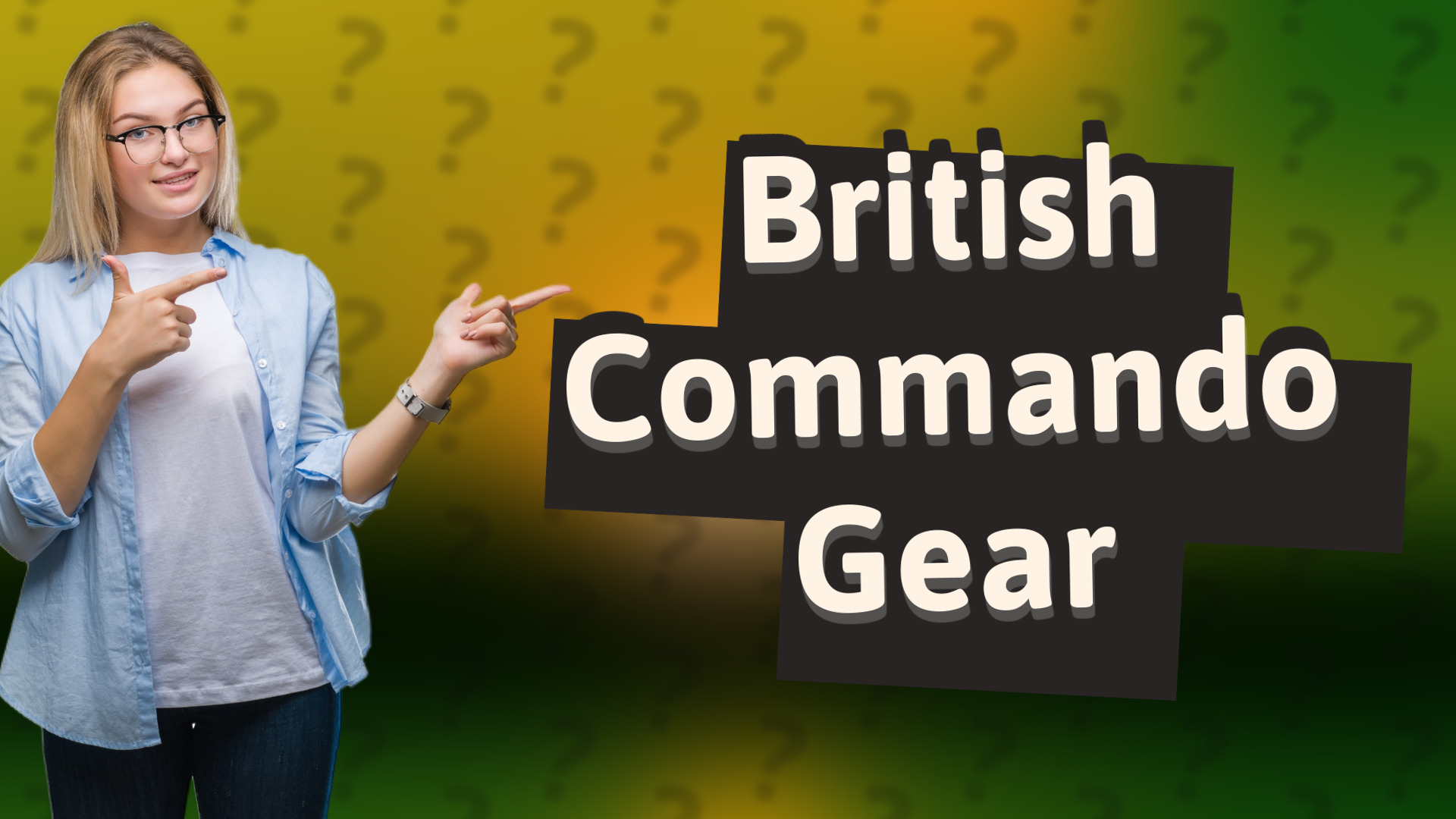 British Commando Gear