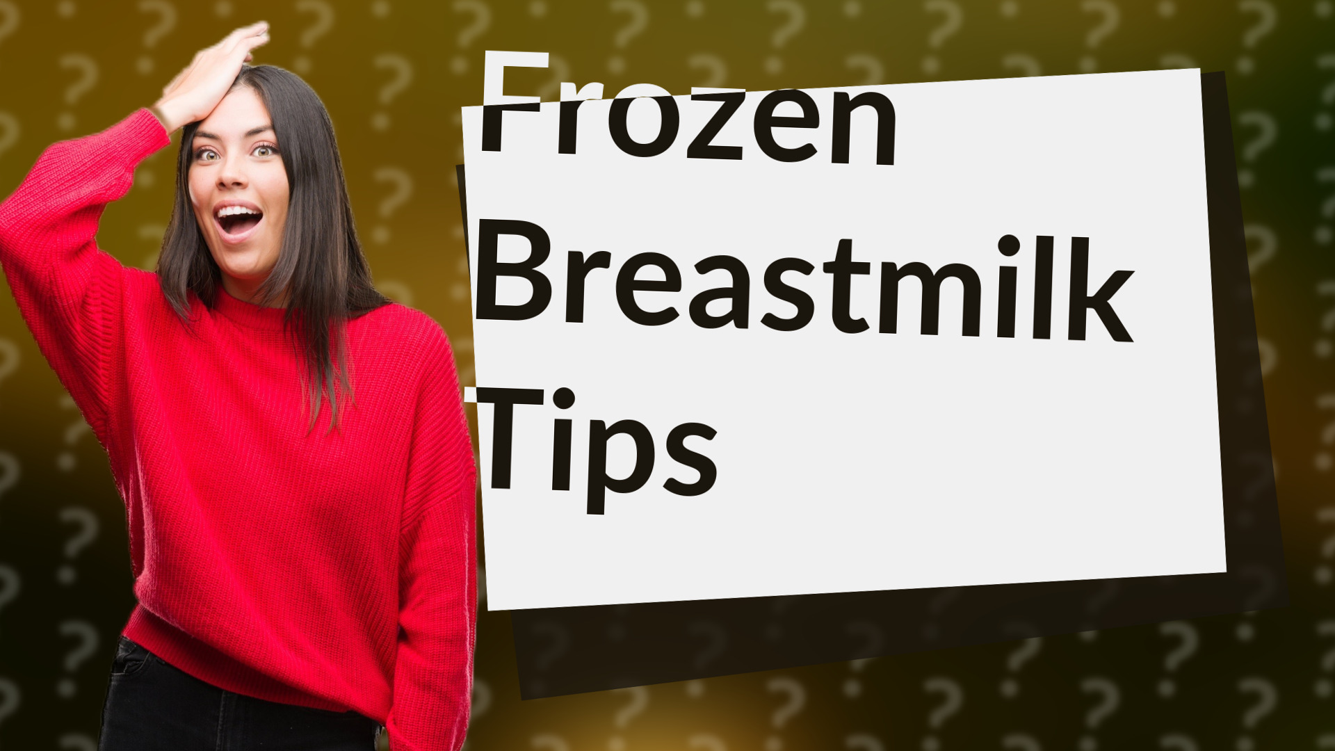 Frozen Breastmilk Tips