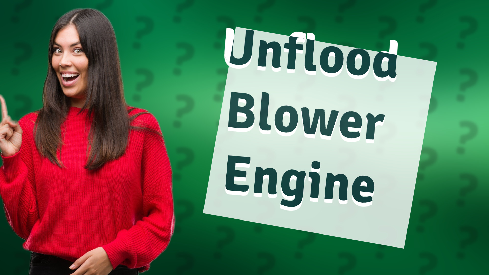 Unflood Blower Engine