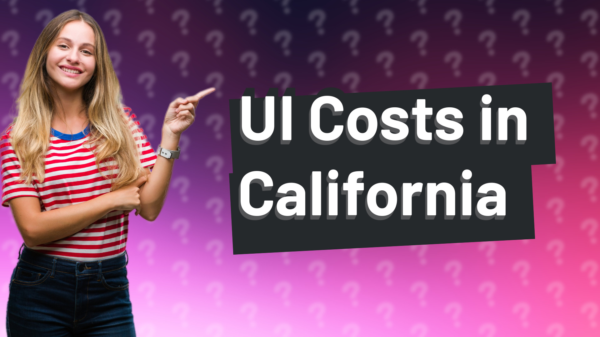 UI Costs in California