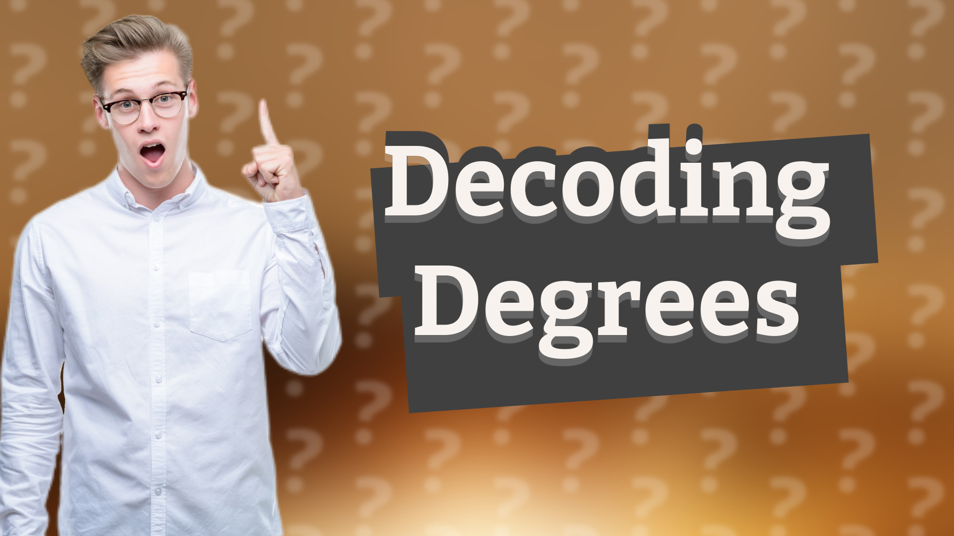 Decoding Degrees