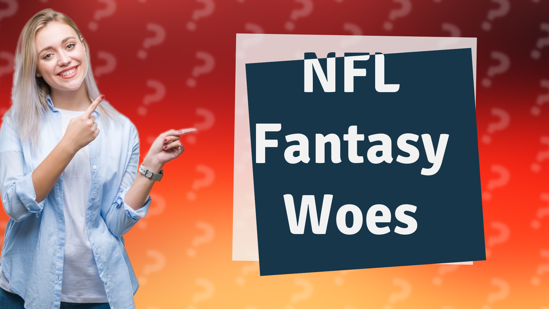 NFL Fantasy Woes